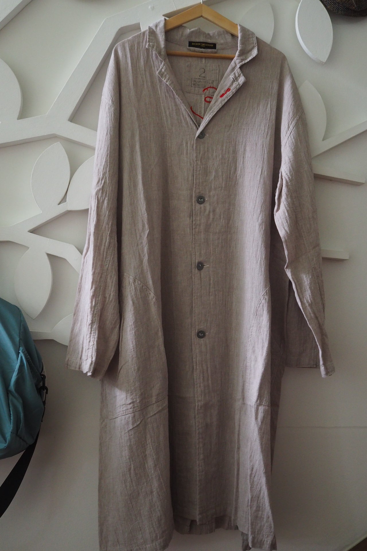 Trench Coat (Cotton Linen) -Beige